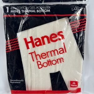 0232 Hanes thermal long underwear Bottoms Size 38-40